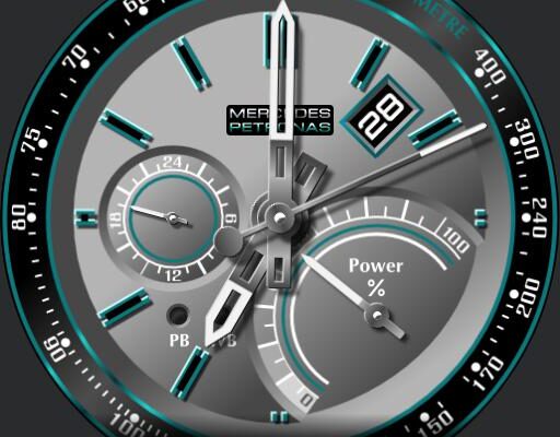 Mercedes watch outlet face