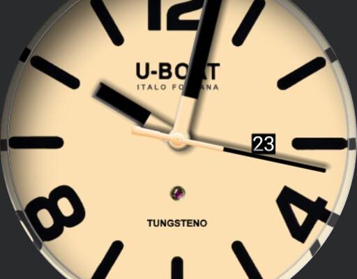 U boat hotsell watch face