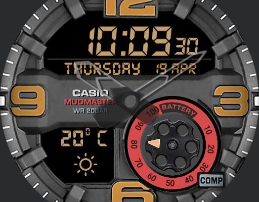 G shock outlet samsung watch face