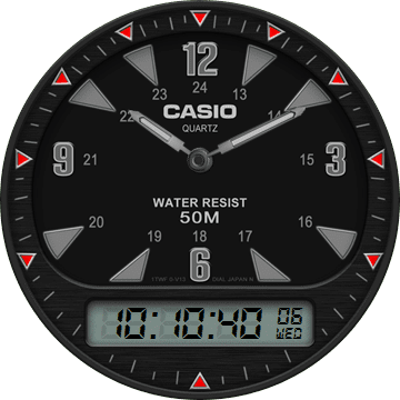 Casio i watch online face