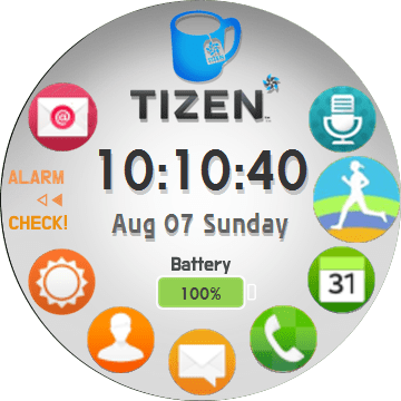 tizen WatchFaces for Smart Watches