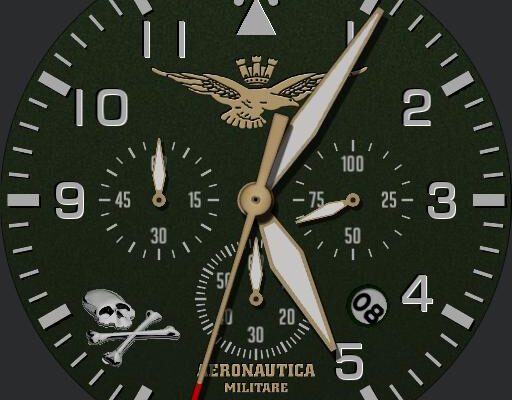 Zovatti Aeronautica Brown Leather Strap Men's Designer Watch | eBay