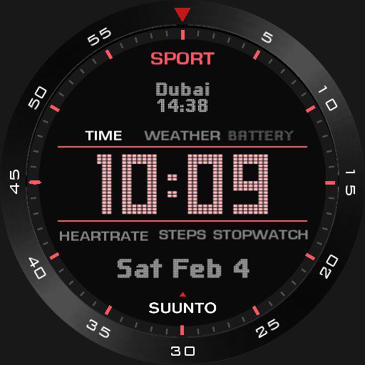 Suunto best sale watch faces