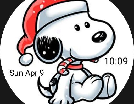 Apple Watch, give me a Christmas Snoopy face