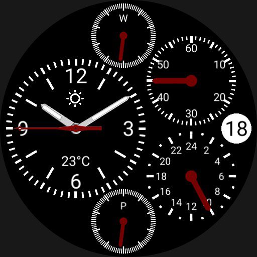 Five dial watch with low pixel – WatchFaces for Smart Watches