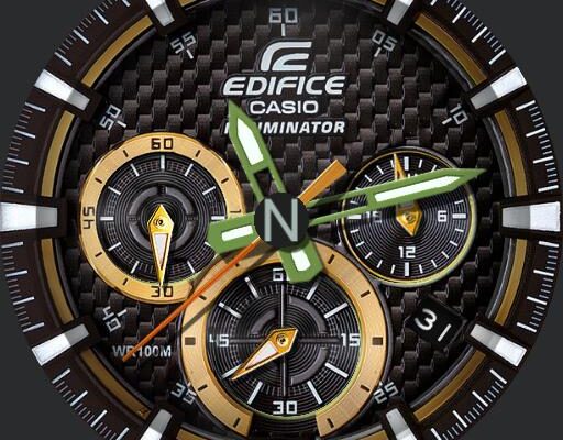 Casio edifice 2025 watch face